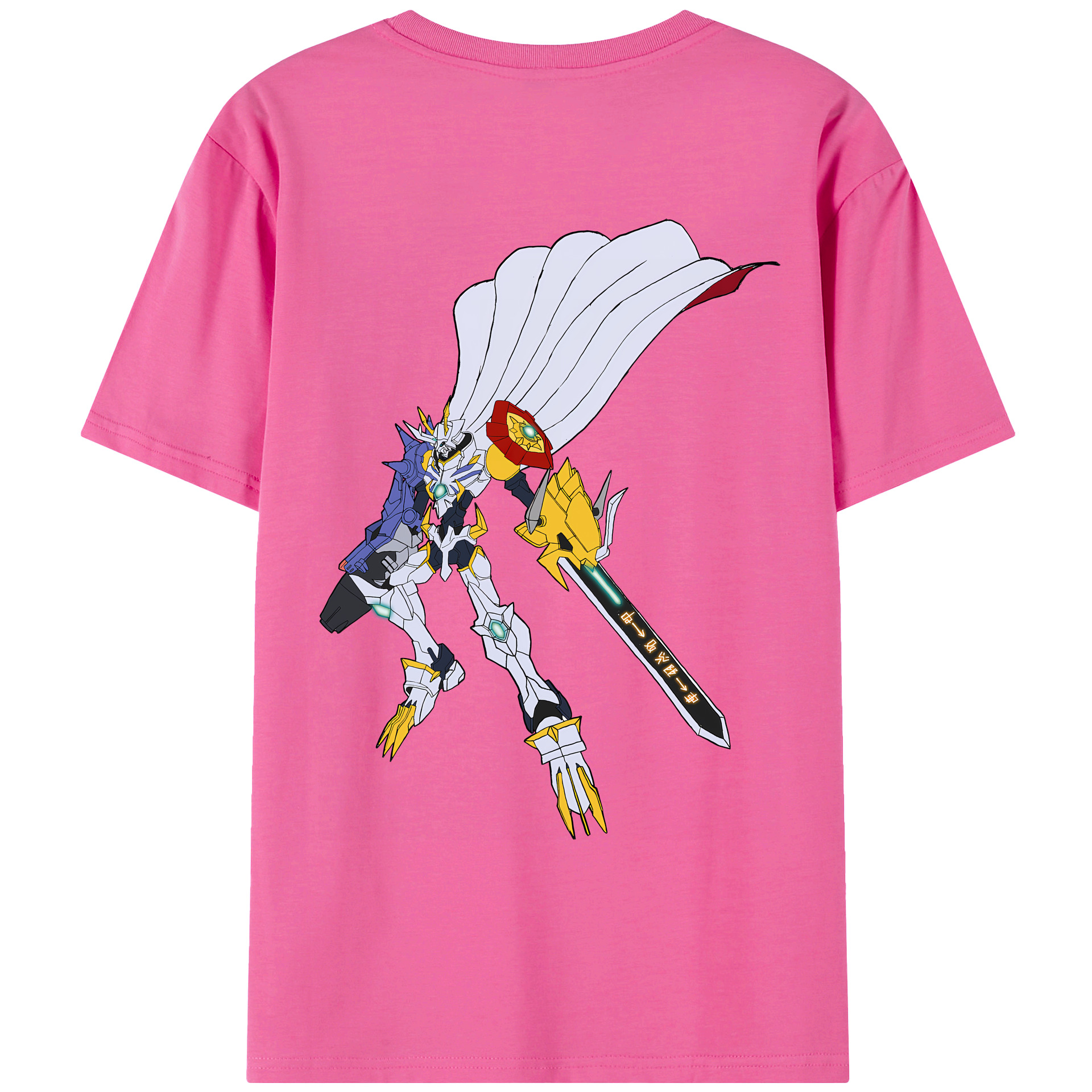 （画像用） Digimon デジタルモンスター/デジモン レディース半袖Tシャツ(バックプリント)